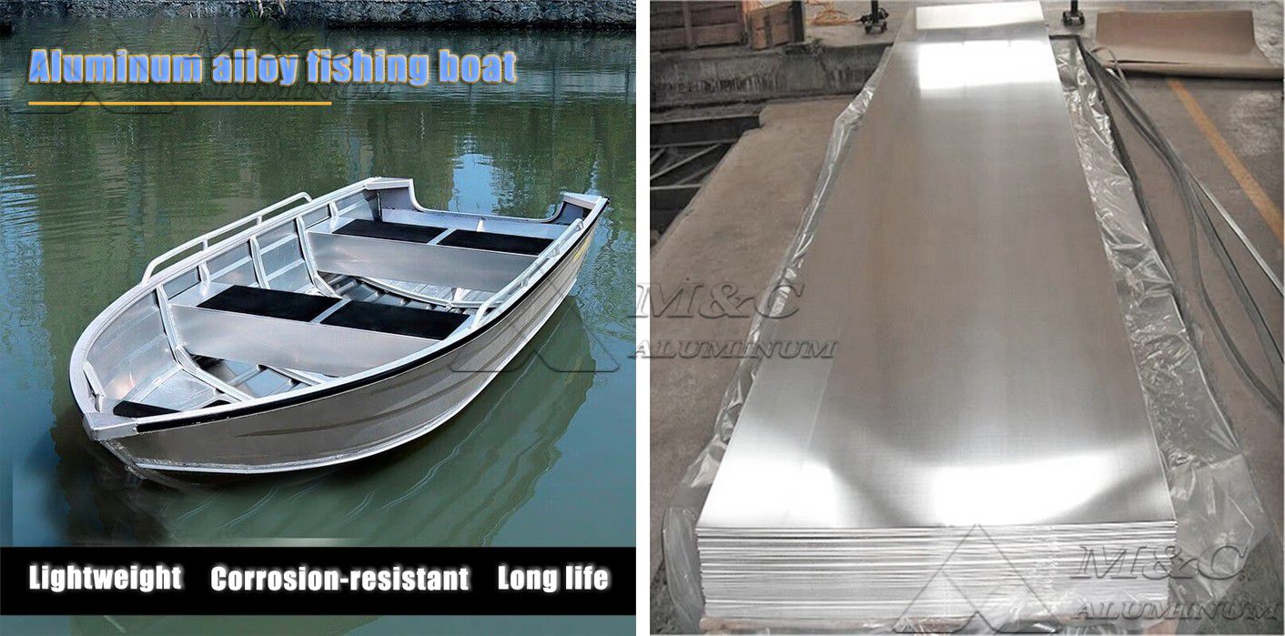 Aluminum alloy fishing boat