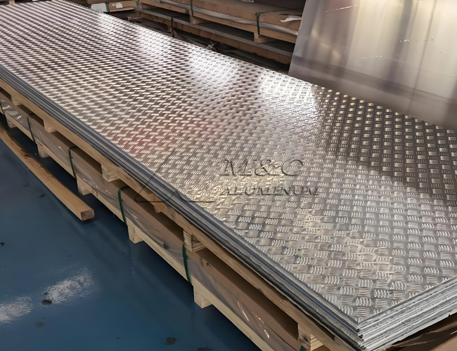 What are the requirements for 5083 patterned aluminum plates for ship anti-skid use?